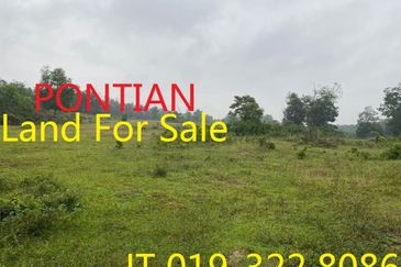 Pontian Agricultural Land 80 Acre For Sale - Industrial Development