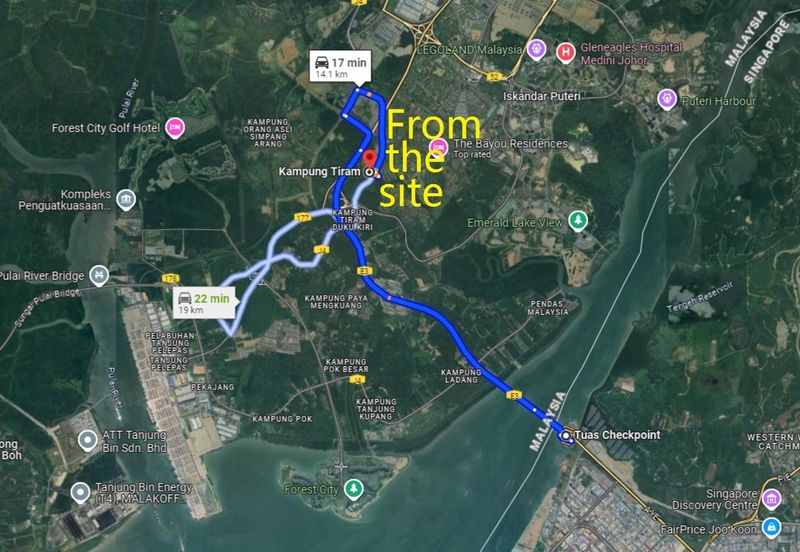 Gelang Patah Agricultural Land  80 Acre For Sale - Ideal For Luxury 3 Storey Villas Development