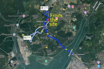 Gelang Patah Agricultural Land  80 Acre For Sale - Ideal For Luxury 3 Storey Villas Development