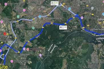 Gelang Patah Agricultural Land  80 Acre For Sale - Ideal For Luxury 3 Storey Villas Development