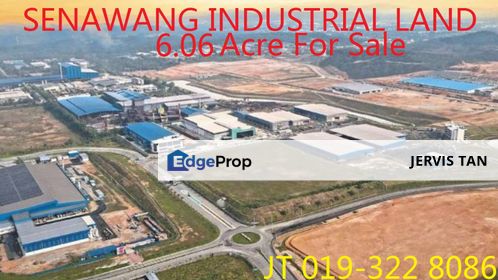 Senawang Industrial Land 6.06 Acre For Sale, Negeri Sembilan, Senawang