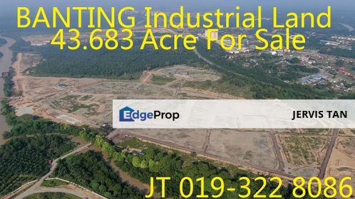 Banting 2 Adjoining Heavy Industrial Land 43.683 Acres For Sale, Selangor, Banting