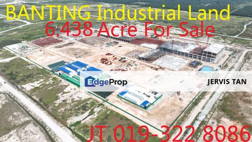 Banting Medium Industrial Land 6.438 Acres For Sale, Selangor, Banting