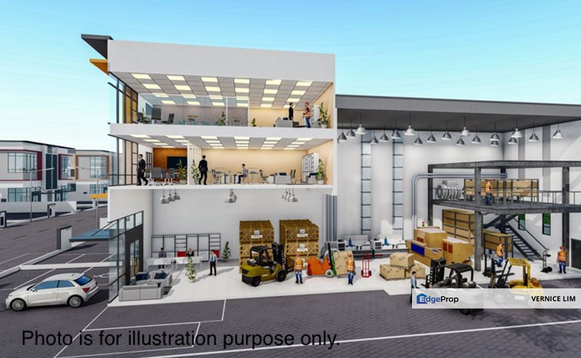 1.5 storey factory, Permatang Tinggi, Penang, Permatang Tinggi