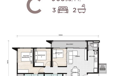 New Launch 3 Rooms Condo Dwitara Residences @ Surya PJ South Bandar Sunway Petaling Jaya For Sale