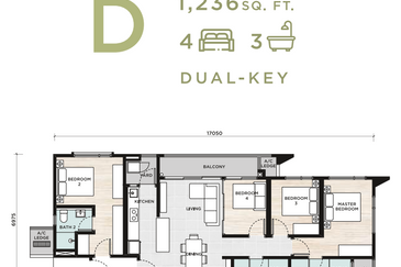 New Launch 3 Rooms Condo Dwitara Residences @ Surya PJ South Bandar Sunway Petaling Jaya For Sale