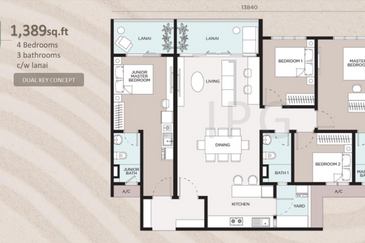 New Freehold 3 Rooms Condo ANYA @ Shorea Park, Bandar Bukit Puchong Taman Meranti Puchong For Sale