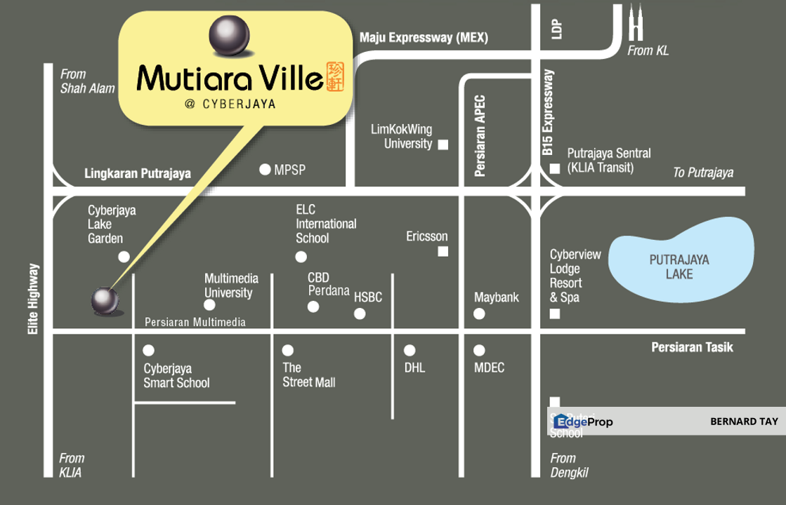 Freehold Fully Furnished Apartment 3 Rooms Condo Mutiara Ville Cyberjaya For Sale, Selangor, Cyberjaya