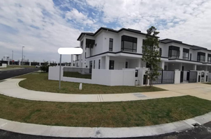Corner Lot Double Storey Terrace House Graham Garden Eco Grandeur ...