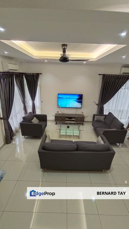 Fully Furnished Double Storey Semi D House M Residence 2 Rawang For Rent, Selangor, Rawang