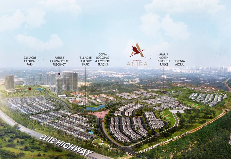 Freehold Double Storey Terrace House Serenia Anira Serenia City Dengkil Sepang For Sale