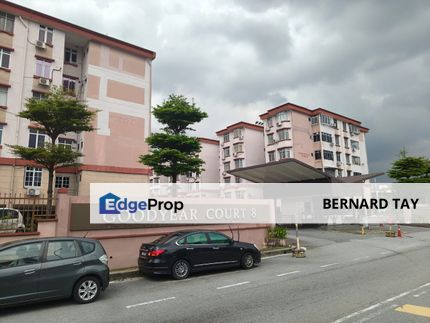 Freehold Renovated 3 Rooms Apartment LRT Subang Perdana Goodyear Court 8 USJ Subang Jaya For Sale, Selangor, USJ