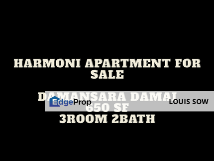 [Full loan] Harmoni Apartment.Damai damansara.pj, Selangor, Damansara Damai