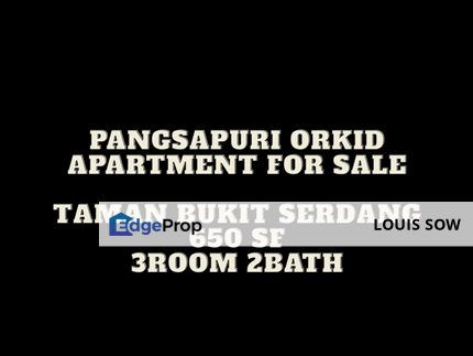 Pangsapuri orkid apartment.bukit serdang, Selangor, Seri Kembangan
