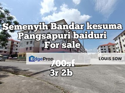Pangsapuri baiduri flat /low floor/good condition/full loan/mark up , Selangor, Beranang
