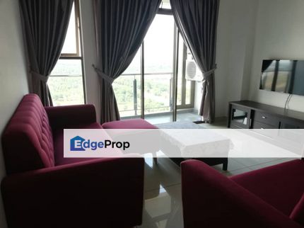 Fully Furnished With 2 Rooms Service Apartment @ Nusa Bestari For rent , Johor, Skudai