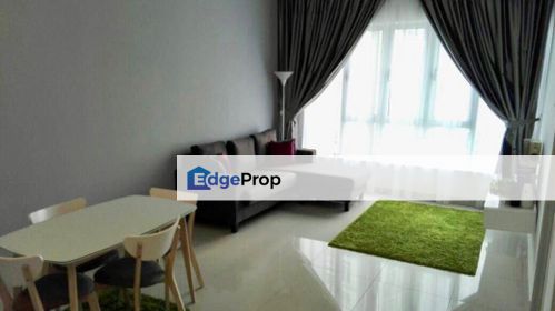 Freehold 2 room service apartment fully furniture at tropez residence danga bay, Johor, Johor Bahru