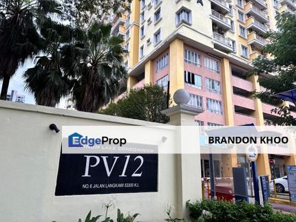 PV12 condominium Setapak Ground Floor 1500sf near Gombak Wangsa Maju Melawati strategic location, Kuala Lumpur, Setapak