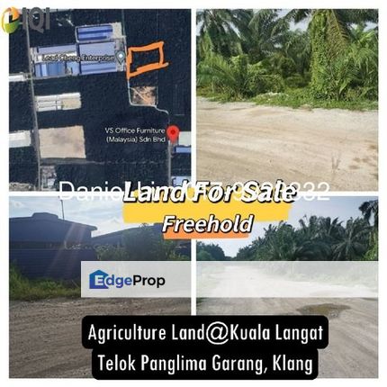 Freehold 3 Acres Agriculture Land Telok Panglima Garang For Sale, , 