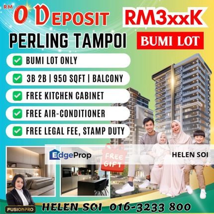 Tampoi Perling Full Loan New Launching Apartment, Johor, Tampoi