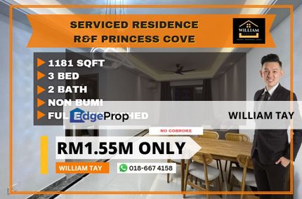 🔥 [𝐅𝐨𝐫 𝐒𝐚𝐥𝐞] 🔥 𝐒𝐞𝐫𝐯𝐢𝐜𝐞𝐝 𝐑𝐞𝐬𝐢𝐝𝐞𝐧𝐜𝐞 | 𝐑&𝐅 𝐏𝐫𝐢𝐧𝐜𝐞𝐬𝐬 𝐂𝐨𝐯𝐞 📌 𝐑𝐌𝟏.𝟓𝟓𝐌‼️, Johor, Johor Bahru