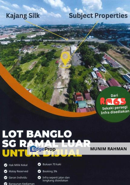 Sungai Ramal Luar Kajang Bungalow Land For Sale, Selangor, Kajang