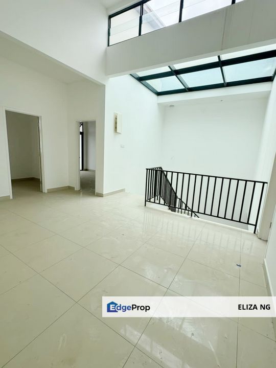 Ulu Tiram Bandar Cemerlang Band new unit facing South 26*70 Double Storey Superlink for Sale, Johor, Ulu Tiram