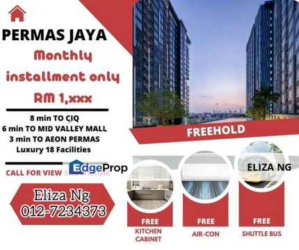 Permas Jaya New Launch Project ‼️ Strategy Prime Location , Johor, Permas Jaya/Senibong