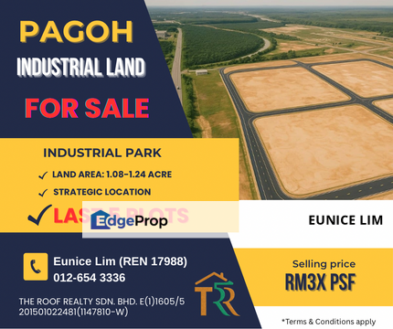 Industrial Land Pagoh For Sale, Johor, Pagoh