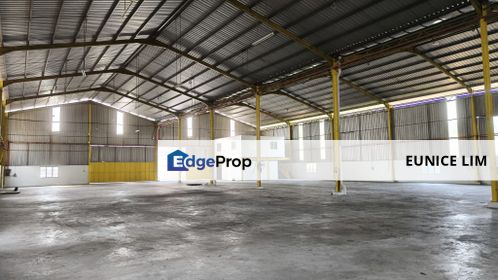 Deatched Factory / Warehouse Parit Bakar Darat Muar For Rent, Johor, Muar