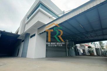Semi-D Factory Taman Perindustrian Bukit Pasir Muar For Sale