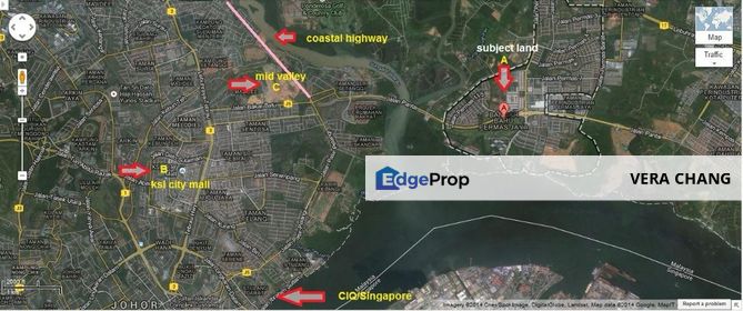 Bandar Baru Permas Jaya 6.5 acres Commercial Land For Sale, Johor, Johor Bahru