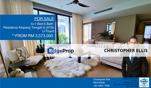 4 Bed 6 Bath Residensi Ampang Tengah 6 For Sale, Kuala Lumpur, Taman U-Thant