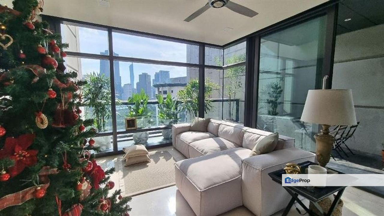 2 bed with large balcony for sale at The Troika, Kuala Lumpur, KL City