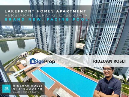 Brand New LakeFront Homes Apartment, Cyberjaya. Facing Pool, High Floor, Selangor, Cyberjaya