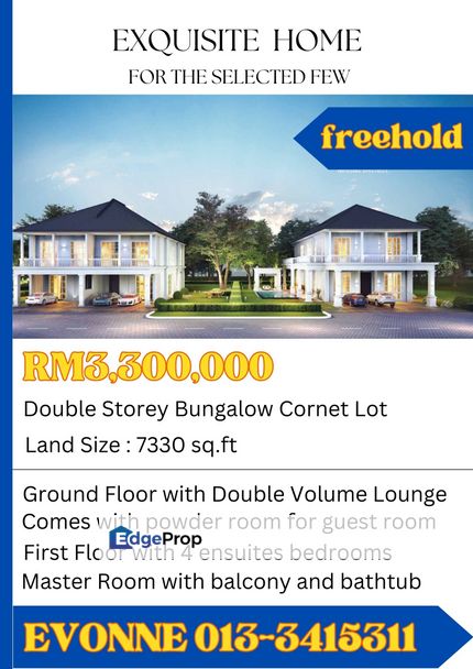 Exclusive Double Storey Bungalow House, Eco Majestic, Semenyih , Selangor, Semenyih