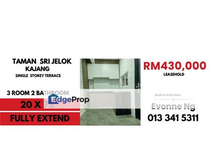 Fully Renovated, Single Storey Terace, Taman Seri Jelok, Kajang, Selangor, Kajang