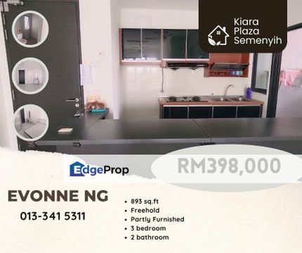 Partly Furnished, Kiara Plaza For Sale, Semenyih  , Selangor, Semenyih