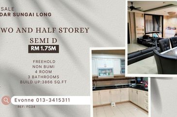 Furnished Two and half Storey Semi Detached House For Sale, Bandar Sungai Long