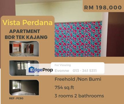 Vista Perdana Apartment For Sale, Bandar Teknologi Kajang  , Selangor, Kajang