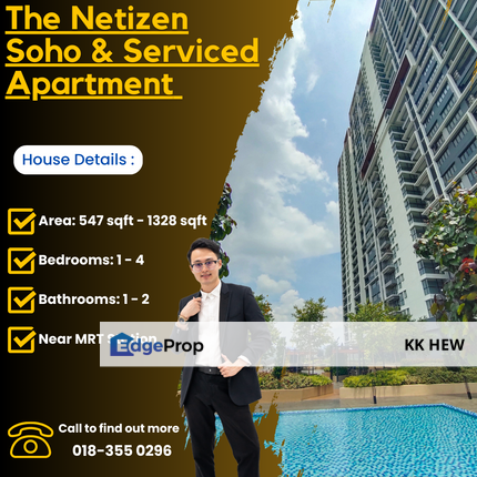 THE NETIZEN, CHERAS, SELANGOR SOHO & SERVICED APARTMENT FOR RENT (SOHO UNIT, NEW UNIT, FULLY FURNISHED), Selangor, Cheras