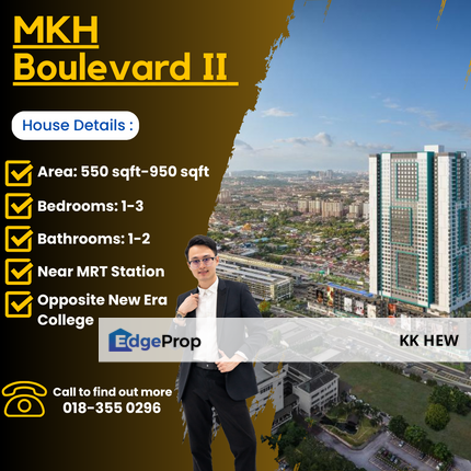 MKH Boulevard 2 Kajang Rent Apartment [Near Mrt/Fully Furnish/4R2B/UKM/NEW ERA University] , Selangor, Kajang