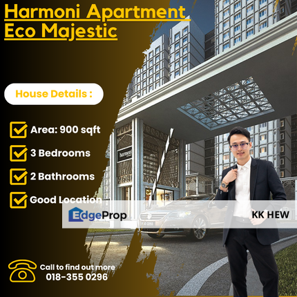Harmoni Apartment @ Eco Majestic, Semenyih, Selangor For Sale (Below Market Price), Selangor, Semenyih