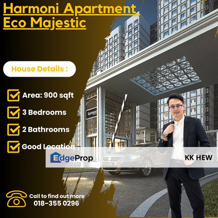 Harmoni Apartment @ Eco Majestic, Semenyih, Selangor For Rent, Selangor, Semenyih