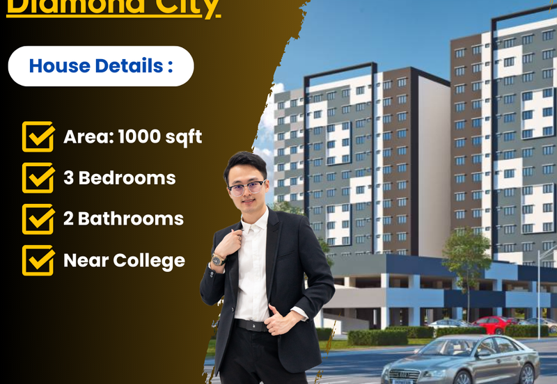 Akasia Diamond Apartment , Diamond City (New Unit/Partly Furnish)