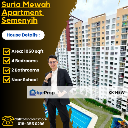 SURIA MEWAH RESIDENSI, SEMENYIH, SELANGOR FOR RENT (FULLY FURNISHED), Selangor, Semenyih