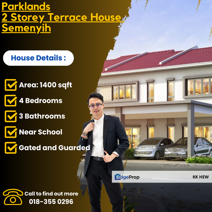 Semenyih Parklands, Semenyih, Selangor For Rent (Basic Unit), Selangor, Semenyih