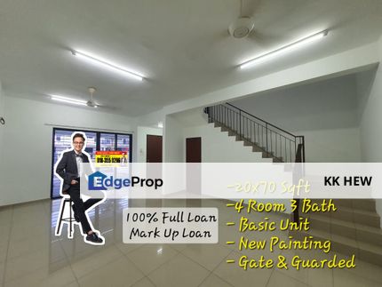 [Below Market Price] [100% Full Loan] Kajang East Precinct 4, 20x70sf, Basic Unit, New Paint, For Sale , Selangor, Semenyih