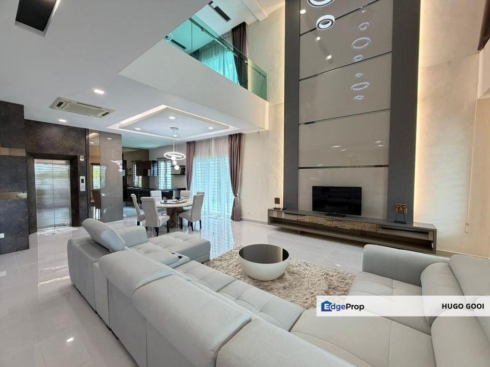 Modern Design Semi-D with Private PondGarden/Lift, Double Volume Ceiling, ID Design Unit, Kuala Lumpur, KL City