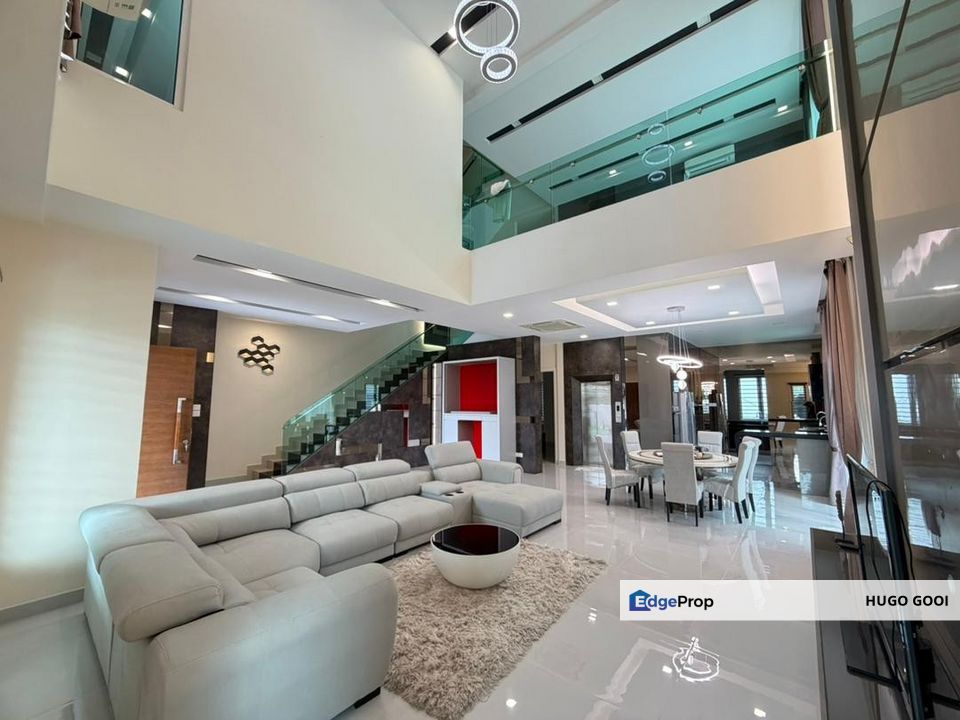 Modern Design Semi-D with Private PondGarden/Lift, Double Volume Ceiling, ID Design Unit, Kuala Lumpur, KL City